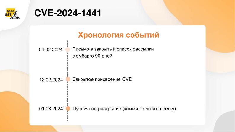 Файл:Опыт взаимодействия с международным сообществом разработчиков при исправлении уязвимостей (OSDAY-2024).pdf