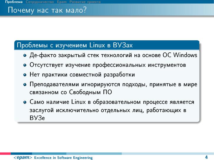 Файл:Linux-образование — симбиоз ВУЗов, коммерческих компаний и LUG (Денис Пынькин, OSEDUCONF-2014).pdf