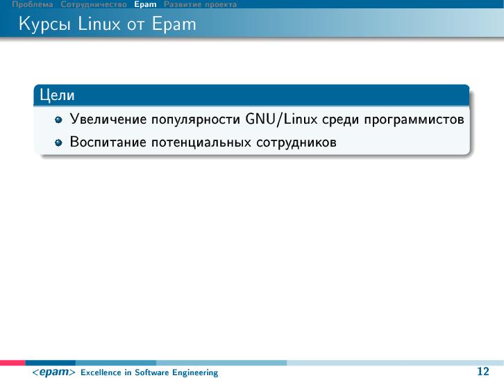 Файл:Linux-образование — симбиоз ВУЗов, коммерческих компаний и LUG (Денис Пынькин, OSEDUCONF-2014).pdf